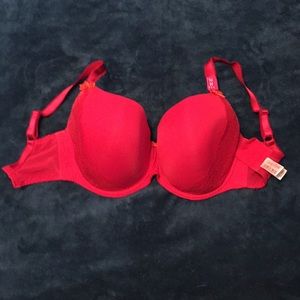 Curvy Kate Red Smoothie Prowl T-shirt Bra 32H